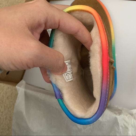 Ugg Kids Classic Short II Rainbow Boot - Picture 2 of 5